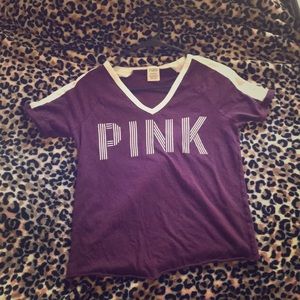 Vs pink shirt v neck